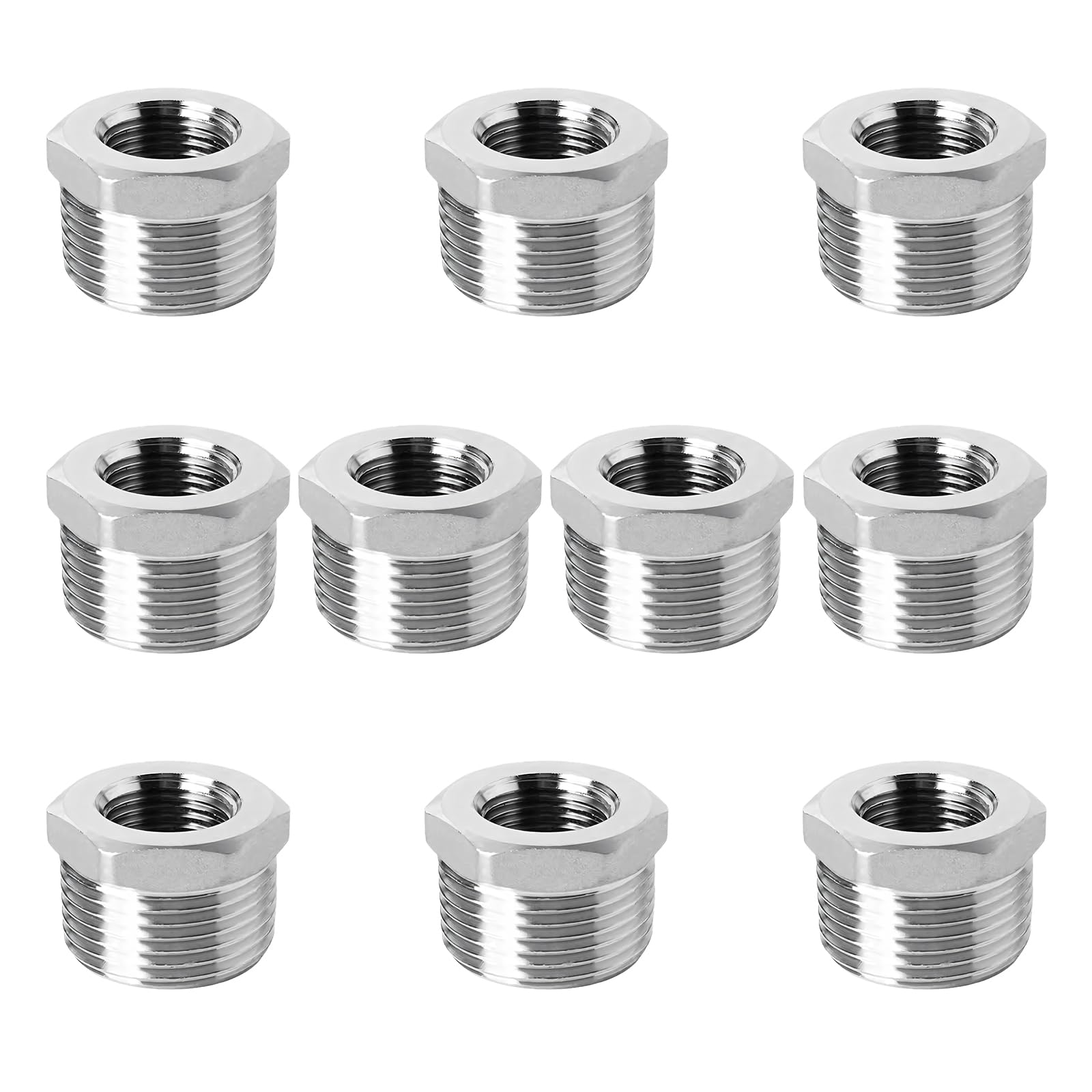 Buxuaaaa 3 Points Of 10 304 Stainless Steel Reducing Bushings For Industrial Tools And Plumbing Systems Rustproof Rustproof Inserts