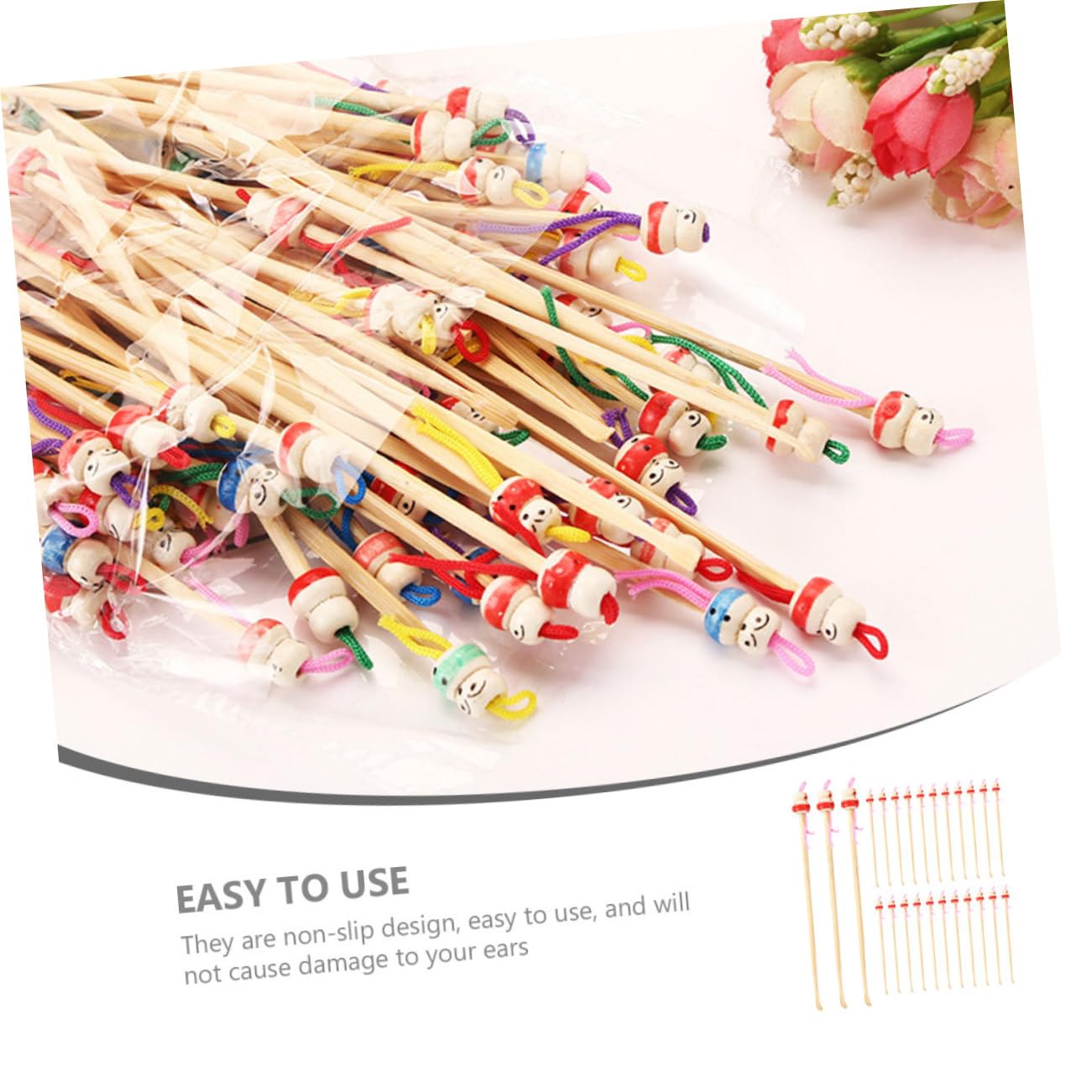 5 Ensembles À Oreille Polyvalentes À Oreille Kit De Retrait De Cire Nettoyage Prendre Élimination De La Cire Nettoyeur Couleur Aléatoire 100 Pièces * 5