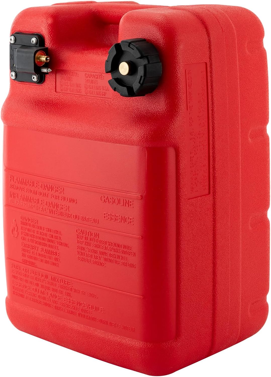 24L Outboard Fuel Tank Outboard-parts Red (Not Included Oil Pipe)