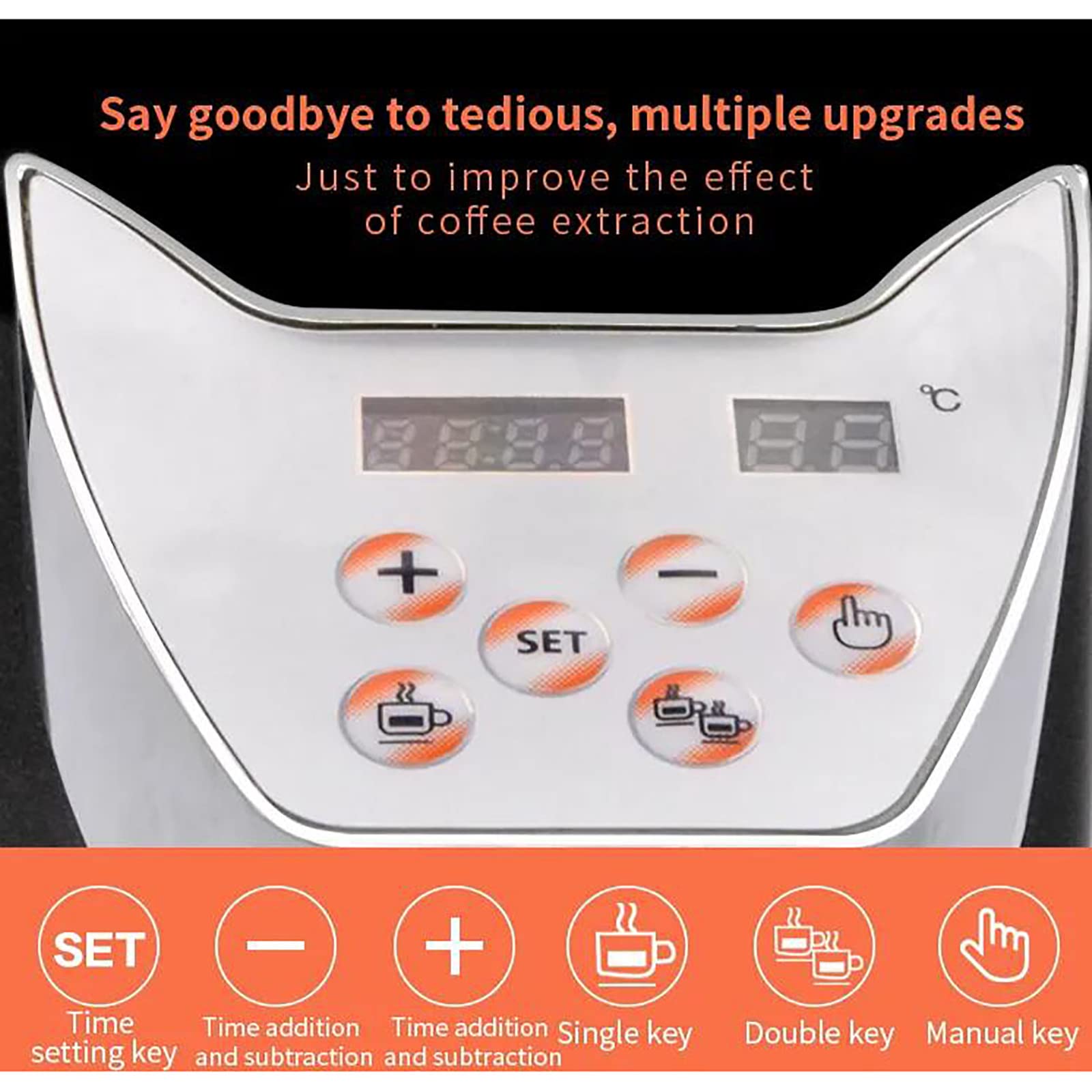 Amazon｜プロの業務用コーヒー豆グラインダー、工業用コーヒーミル電気