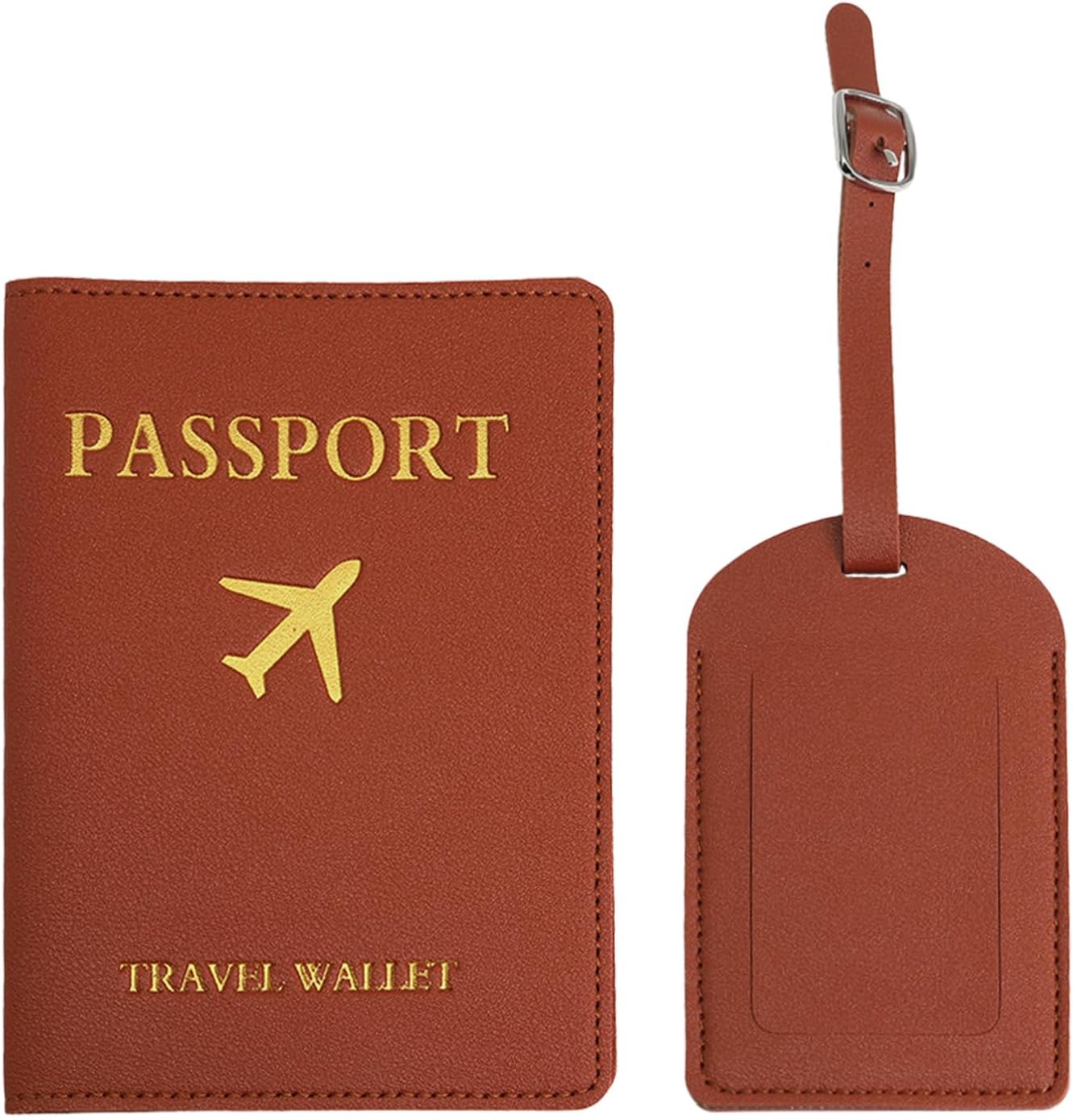 Portafoglio Passaporto Con Design Mappa - Custodia Elegante Per Viaggi Donne E Uomini (Marina) - Foto 7