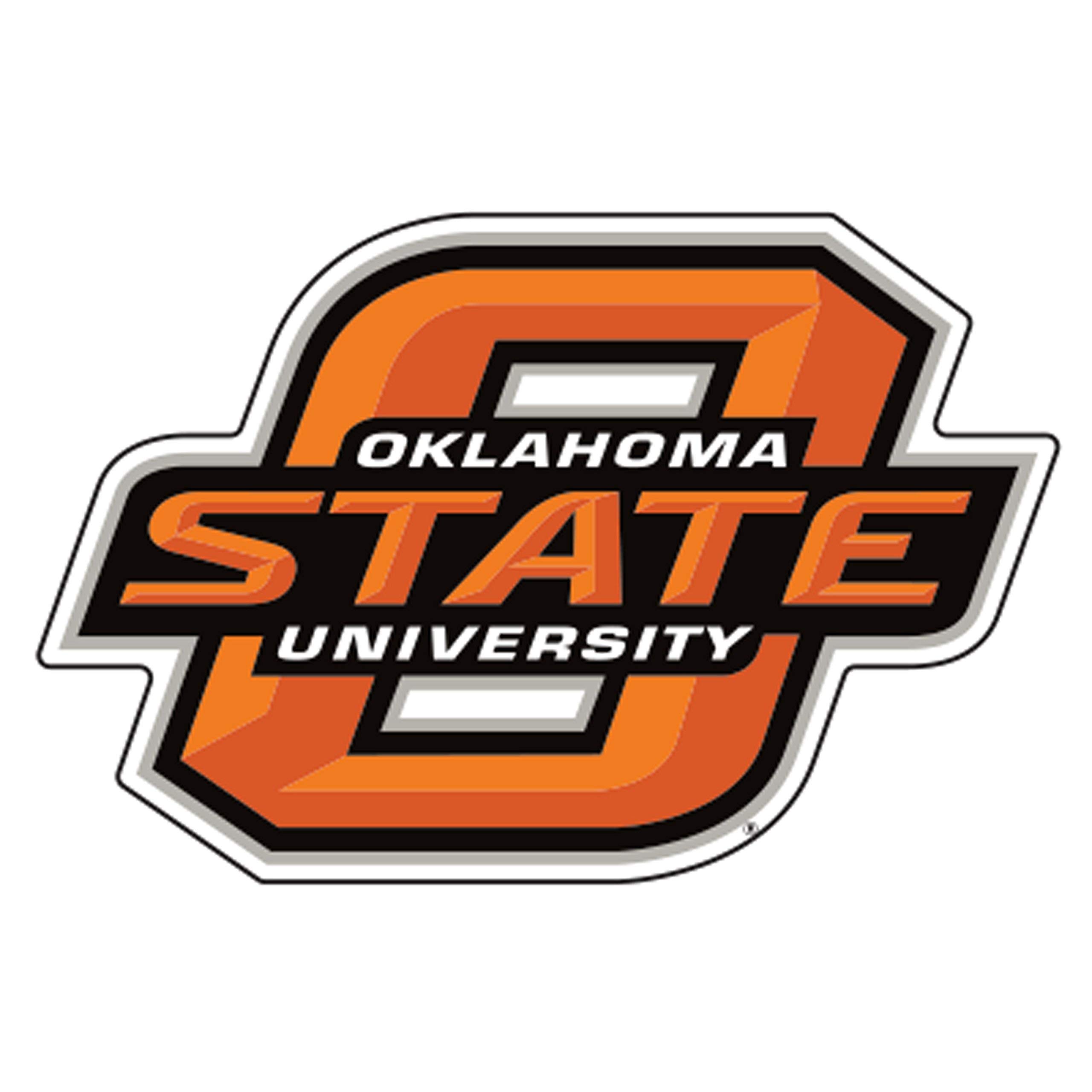 Oklahoma State Decal (REFLECTIVE O STATE DECAL (4''), 4 in)