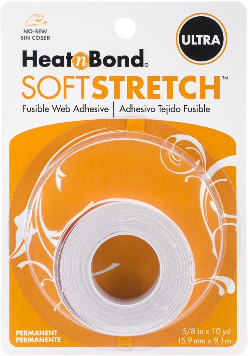 Therm O Web 3540 Heat and Bond ULTRA Soft Stretch Fabric Adhesive, 5/8" x 10 yd