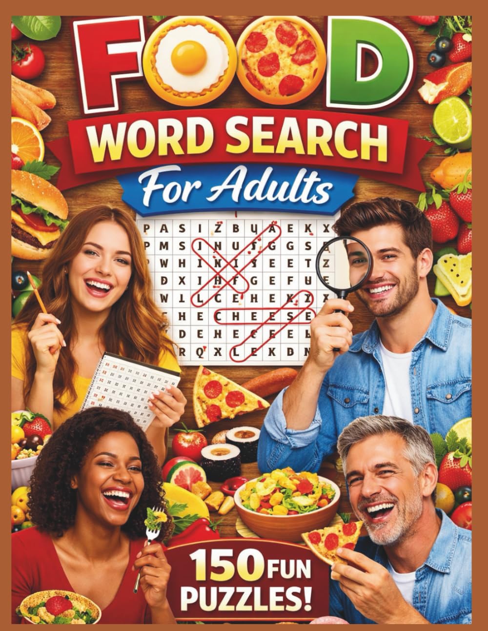FOOD WORD SEARCH: 150 Delicious Word Search Puzzles to Relax, Unwind, and Sharpen Your Mind