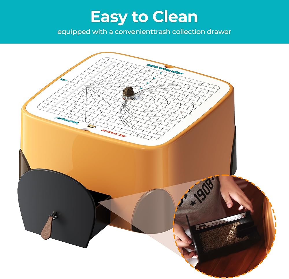 BEAVERBOT Cutter En Carton Pour Enfants, Kit D'outils De Bricolage Sûr Avec Lames De Coupe Angulaires, Circulaires Et Droites, Comprend Une Plaque De Mesure, Jouet De Construction Créatif Pour Garçons