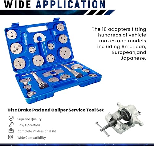 Miniatura 6 de ATPEAM Herramienta de compresión de pinza de freno, herramienta de compresión de pinza de freno de alta resistencia, herramienta de compresión de