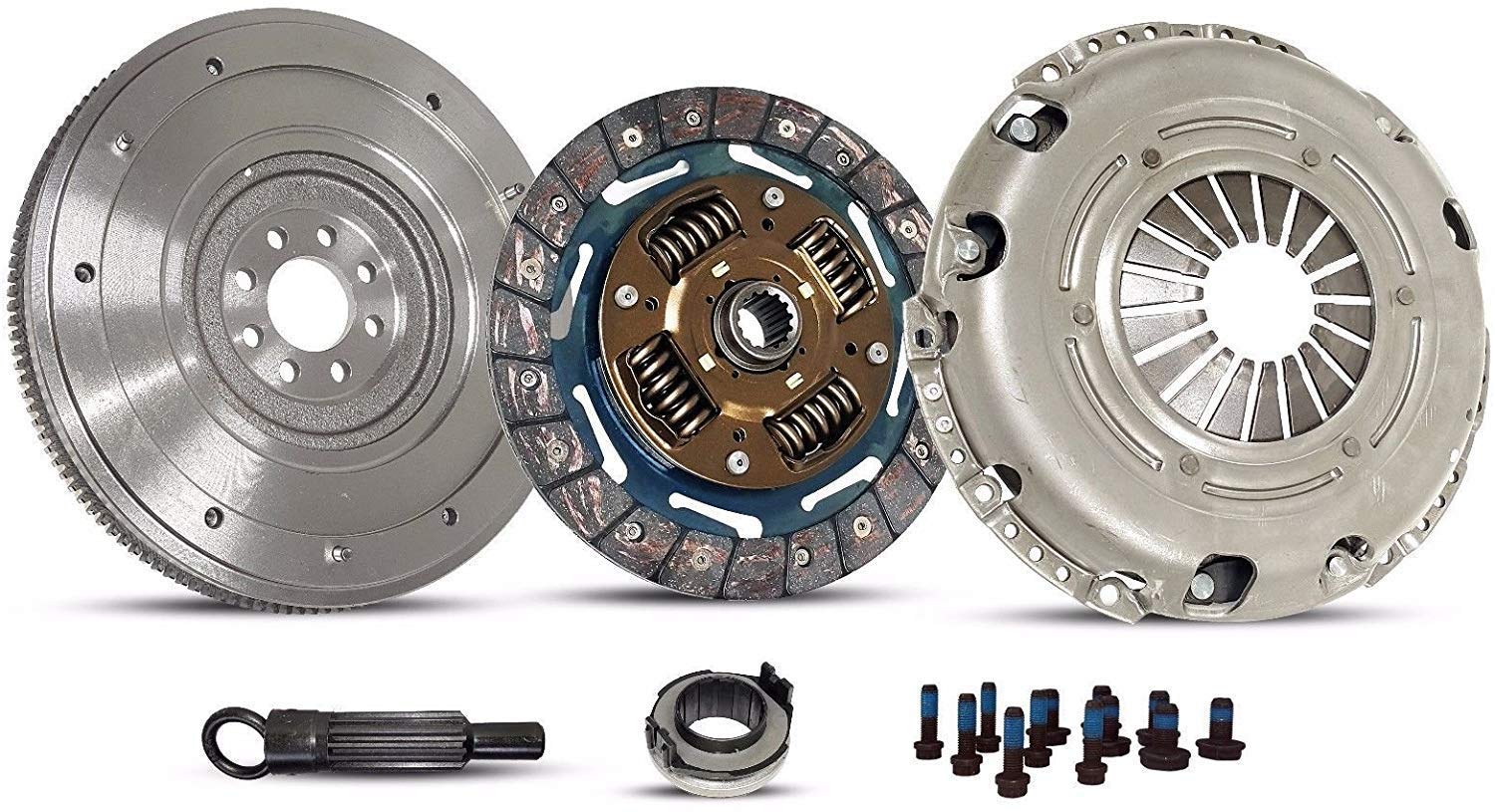 Clutch Kit With Solid Flywheel For Mini Cooper S 2002-2006 1.6L Supercharged - 6 Speed Manual