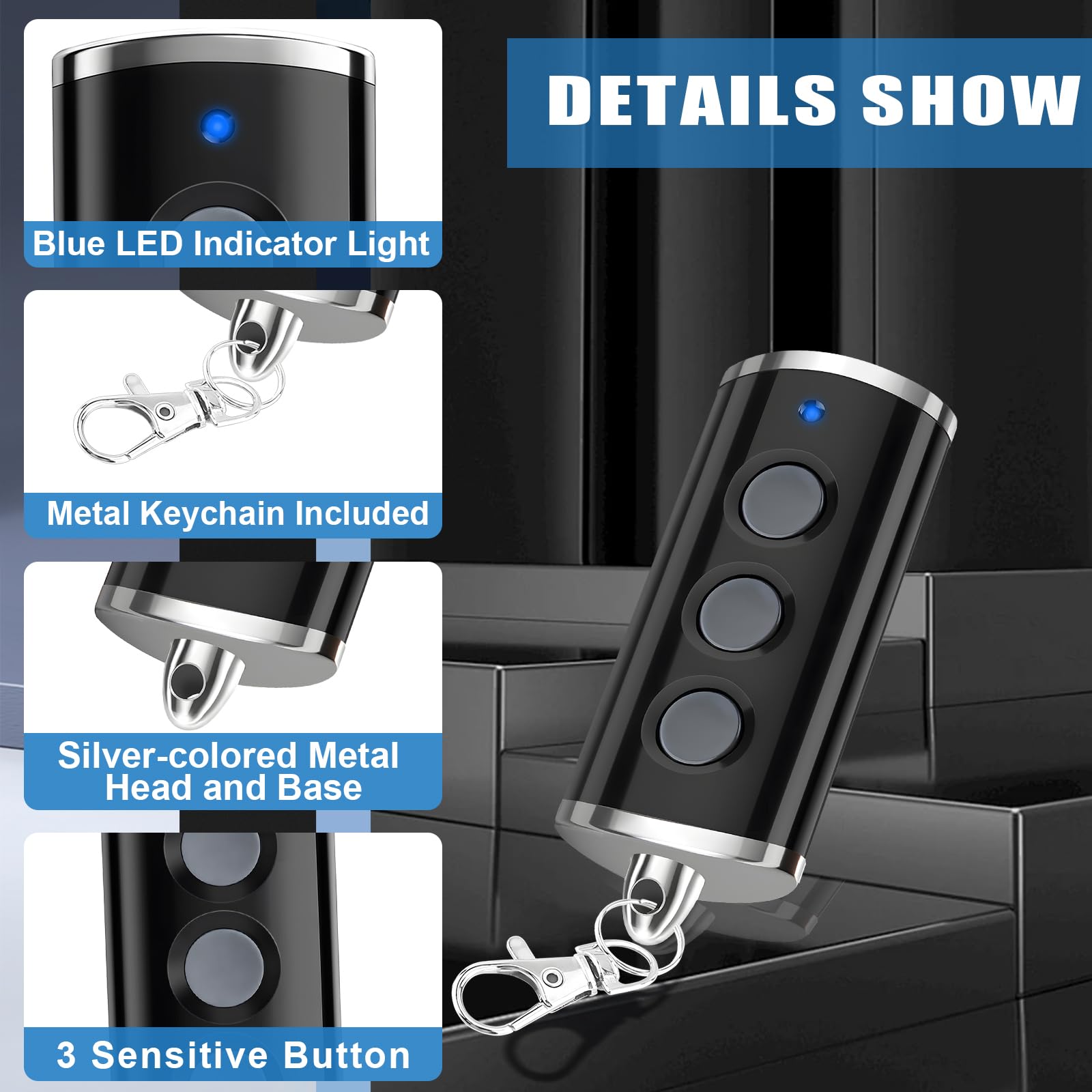 pepape Garage Door Opener Transmitter for HORMANN BiSecur HSE2-868-BS, HSE4-868-BS, Compatible with HORMANN ProMatic Series, SupraMatic Series, GARADOR GaraMatic 9/10/20 Operator - Image 3
