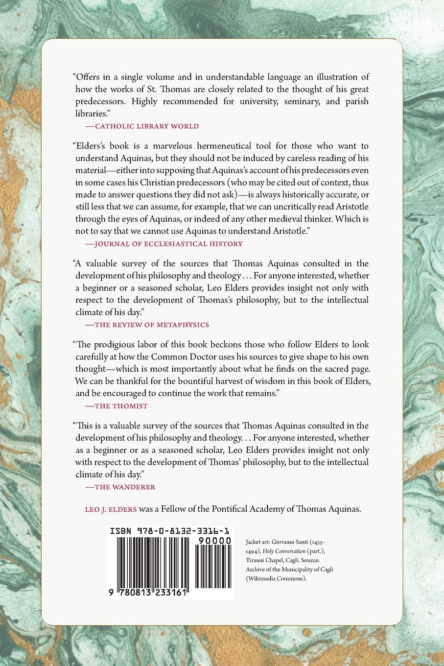 Thomas Aquinas and His Predecessors: The Philosophers and the Church Fathers in His Works