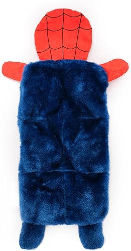 Miniatura 2 de ZippyPaws Marvel Squeakie Crawler - Juguete arrugado duradero para perro, juguete interactivo chirriante para el aburrimiento - Spider-Man