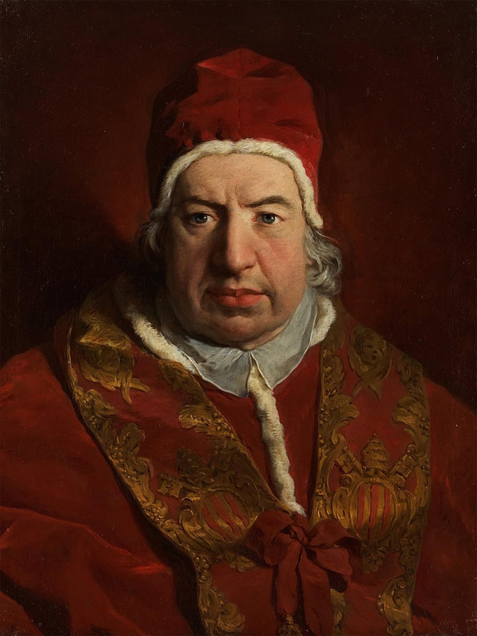 POSTERIIk Famous Animal Posters Vintage Picture Benedict Xiv Prospero Lambertini by Pierre Subleyras Modern Wall Decor for Home Decor 60x90cm
