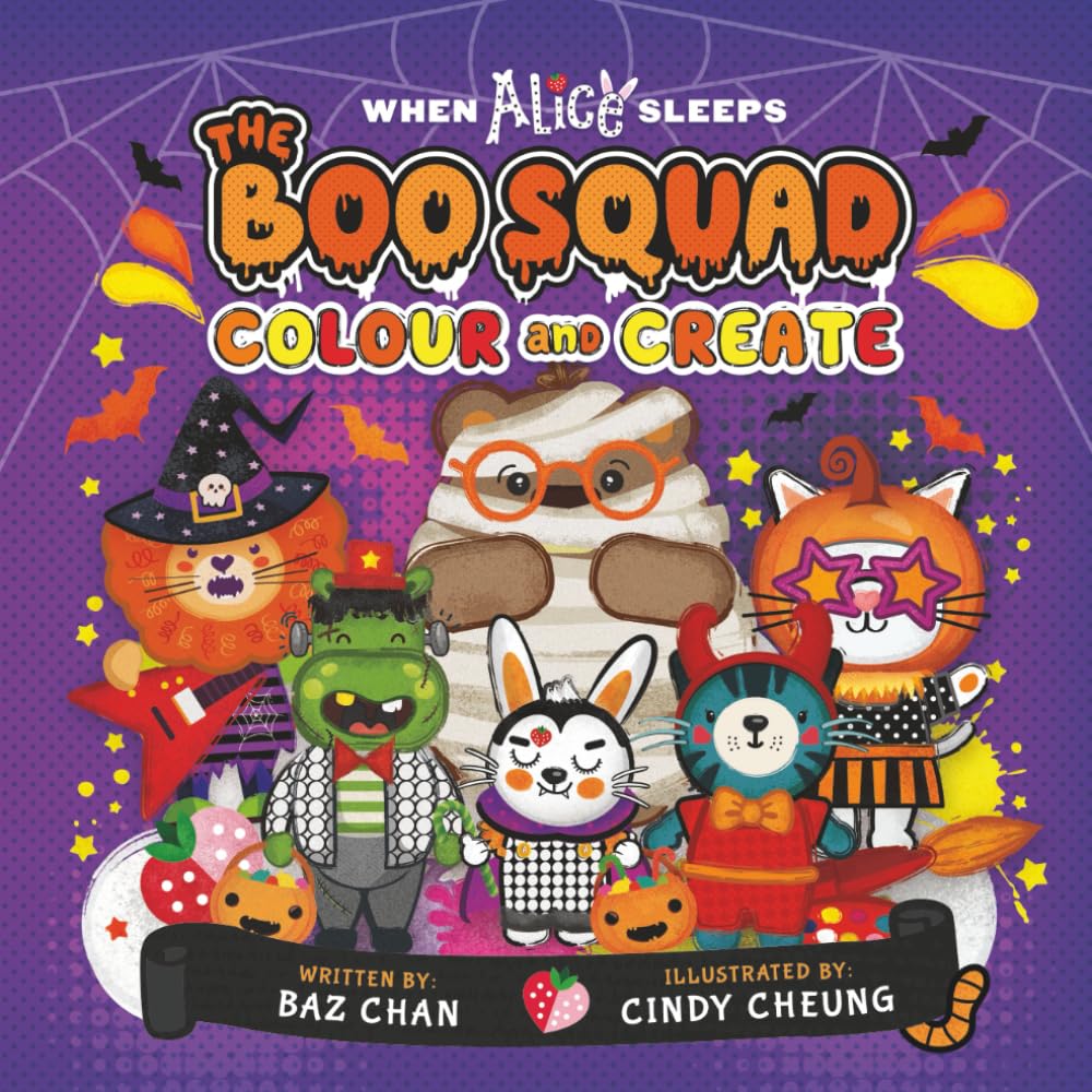 When Alice Sleeps: The Boo Squad – Colour and Create