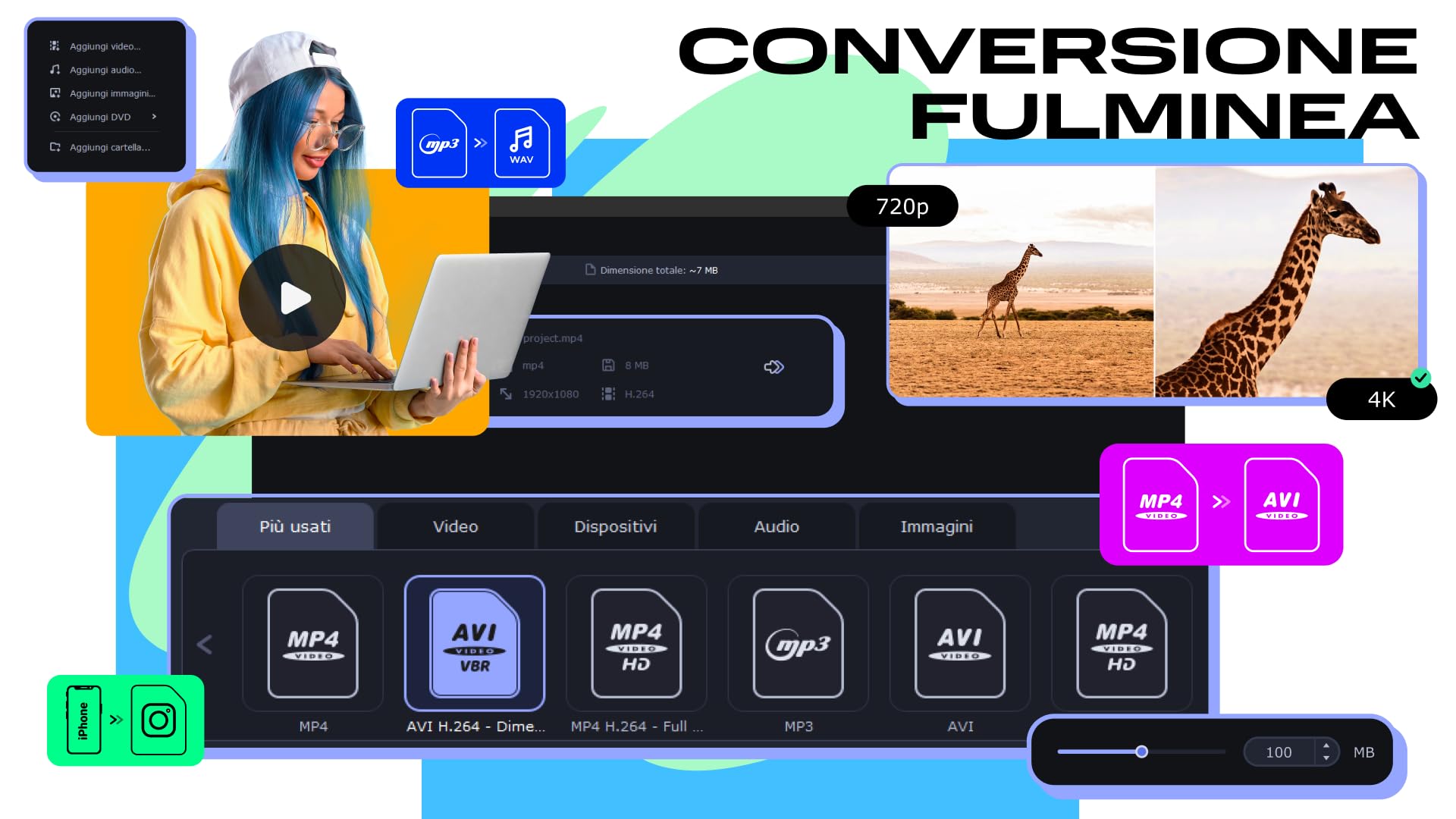 Movavi Video Suite - Licenza di 1 anno | Personale | 1 Dispositivo | PC | Codice d'attivazione per PC via email