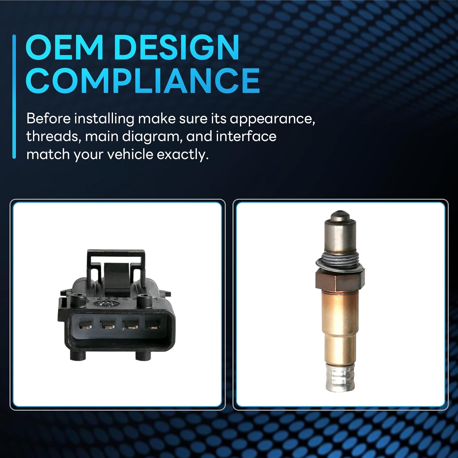 Oxygen Sensor Air Fuel Ratio Compatible with Volvo S60 V70 Replace # 16446