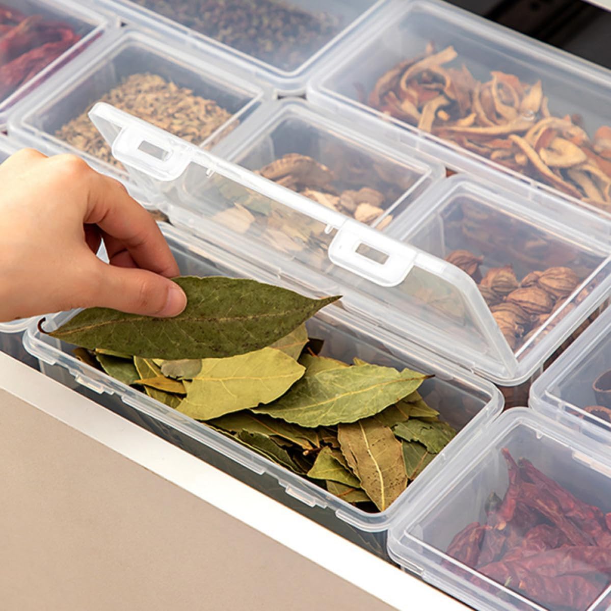 Airtight Food Storage Box for Beans and Grains with Seal Lid Pp