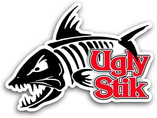 2 (Pieces) 3" and 5" Ugly Stik Sticker, Waterproof Vinyl Decals for Many Purpose Like Cars, Trucks, Laptops, Phones, Windows and More