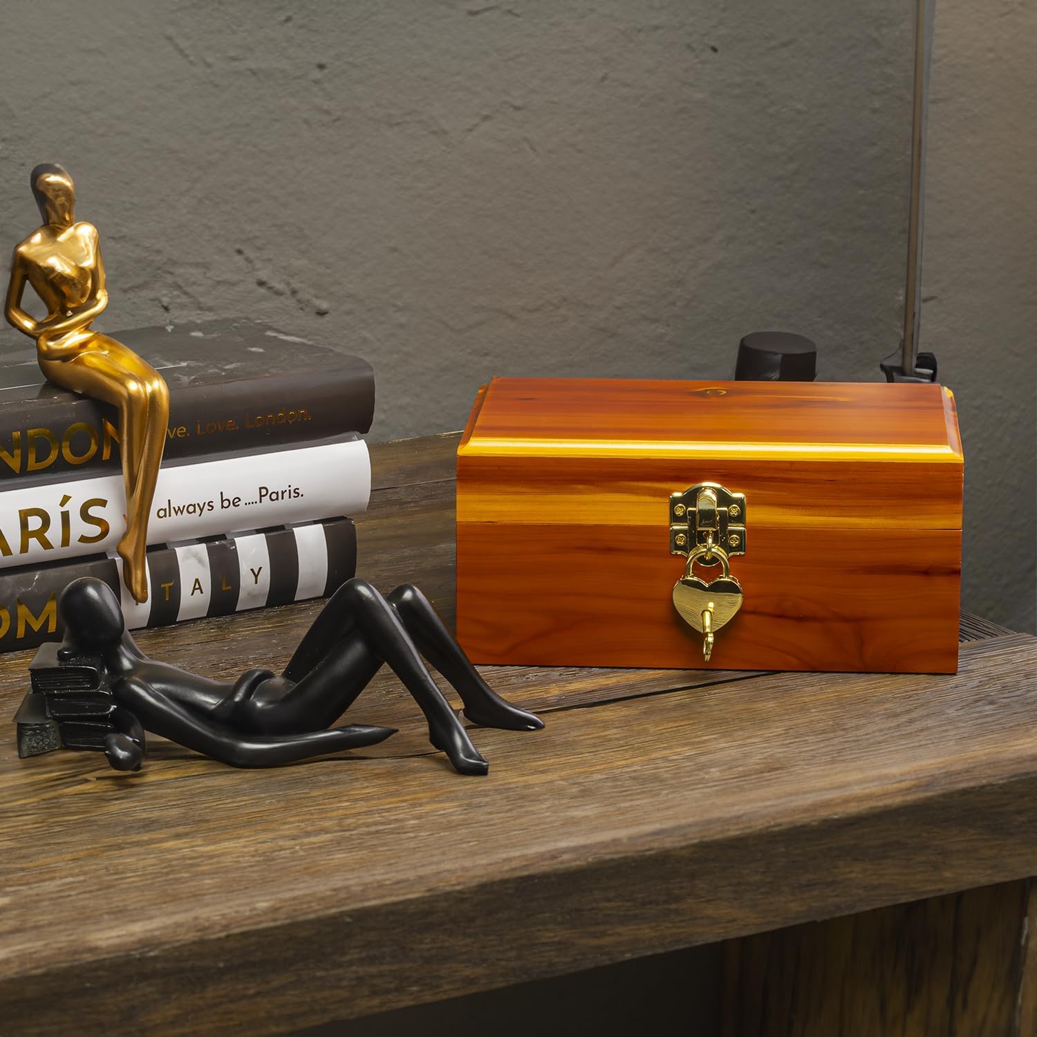 Aromatic Cedar Urn for Human and Pet Ashes, Cremation and Aquamation Urn for Adults, Infants, and Pets (Medium)