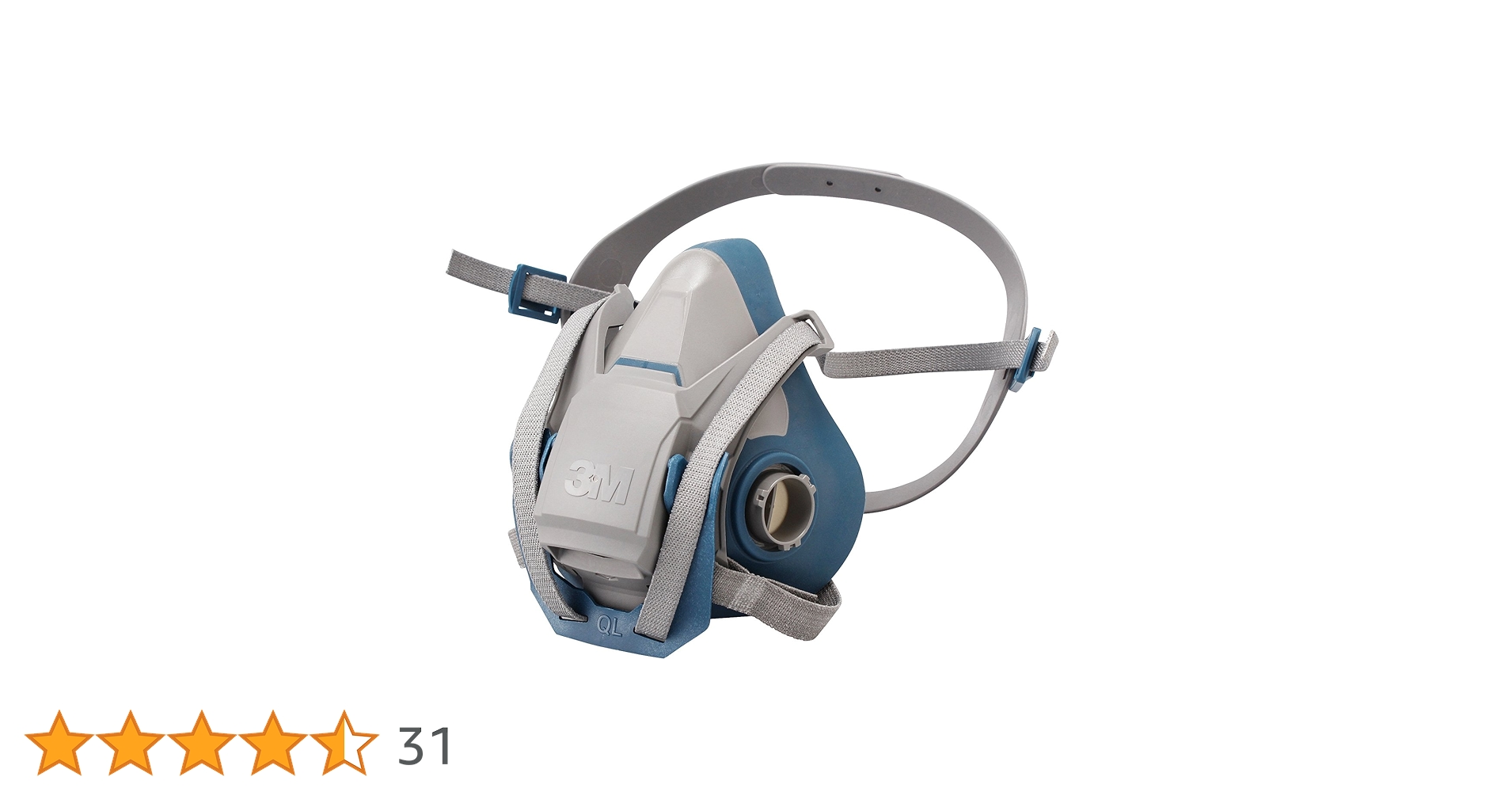 Amazon | 3M 防毒マスク面体M (防じんマスク兼:区分2) 6500QL