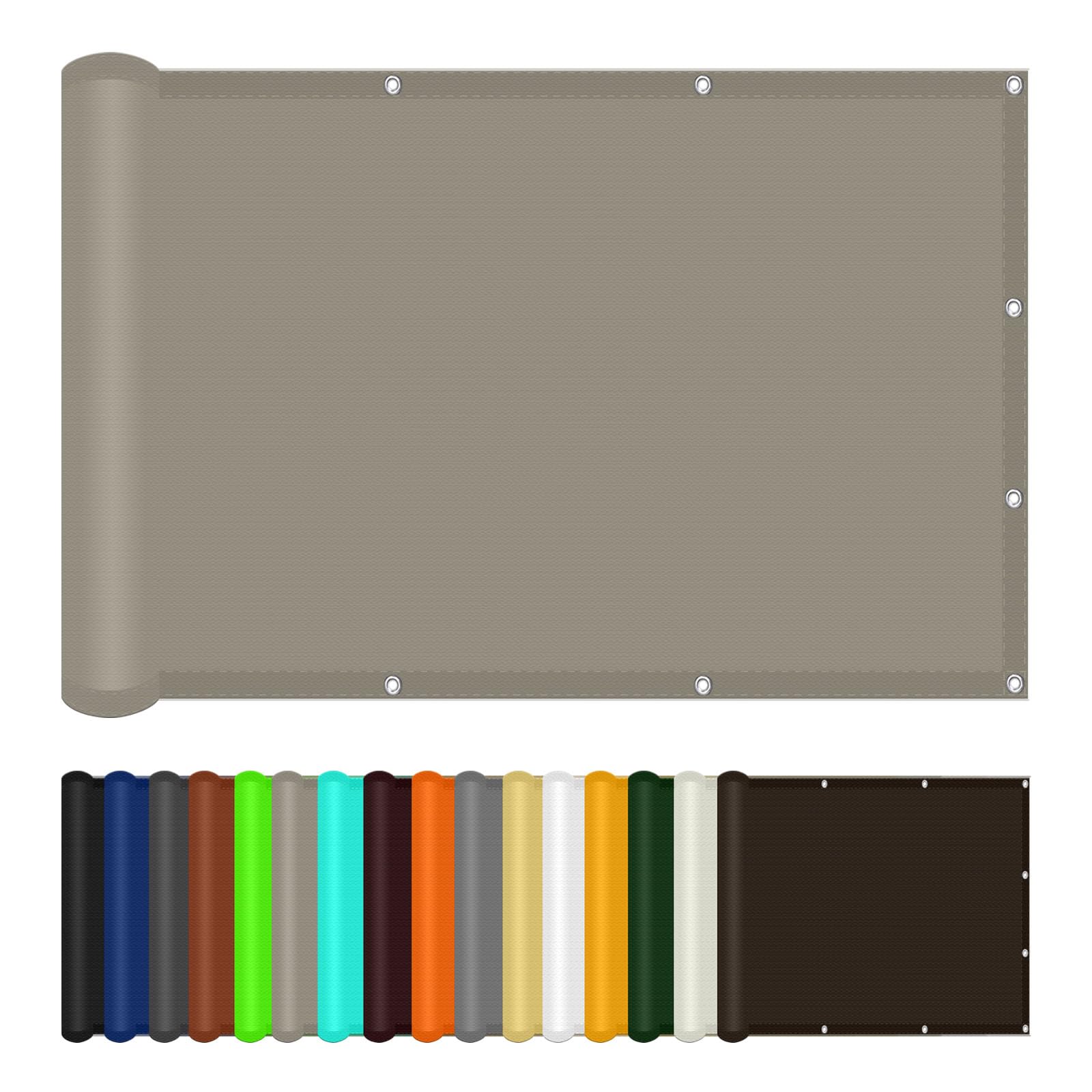Voile d'ombrage imperméable 1.4x1.9 protection solaire jardin et terrasse