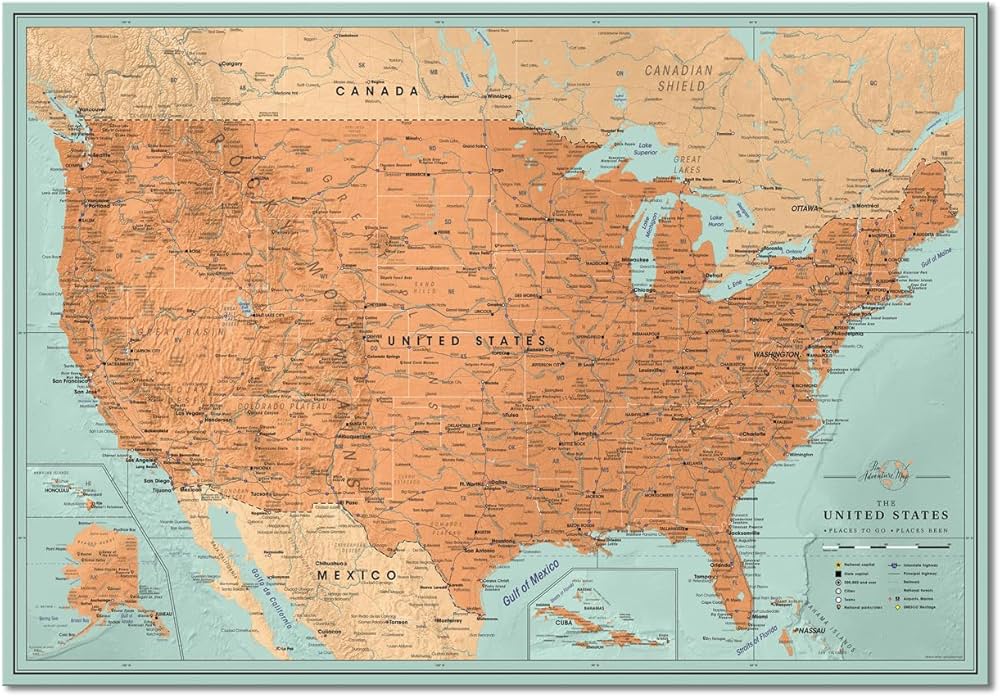 Sizeable Us Map Of Major Cities And States Cities In USA Cities Map 712SoH4Z7pL. AC UF1000,1000 QL80 