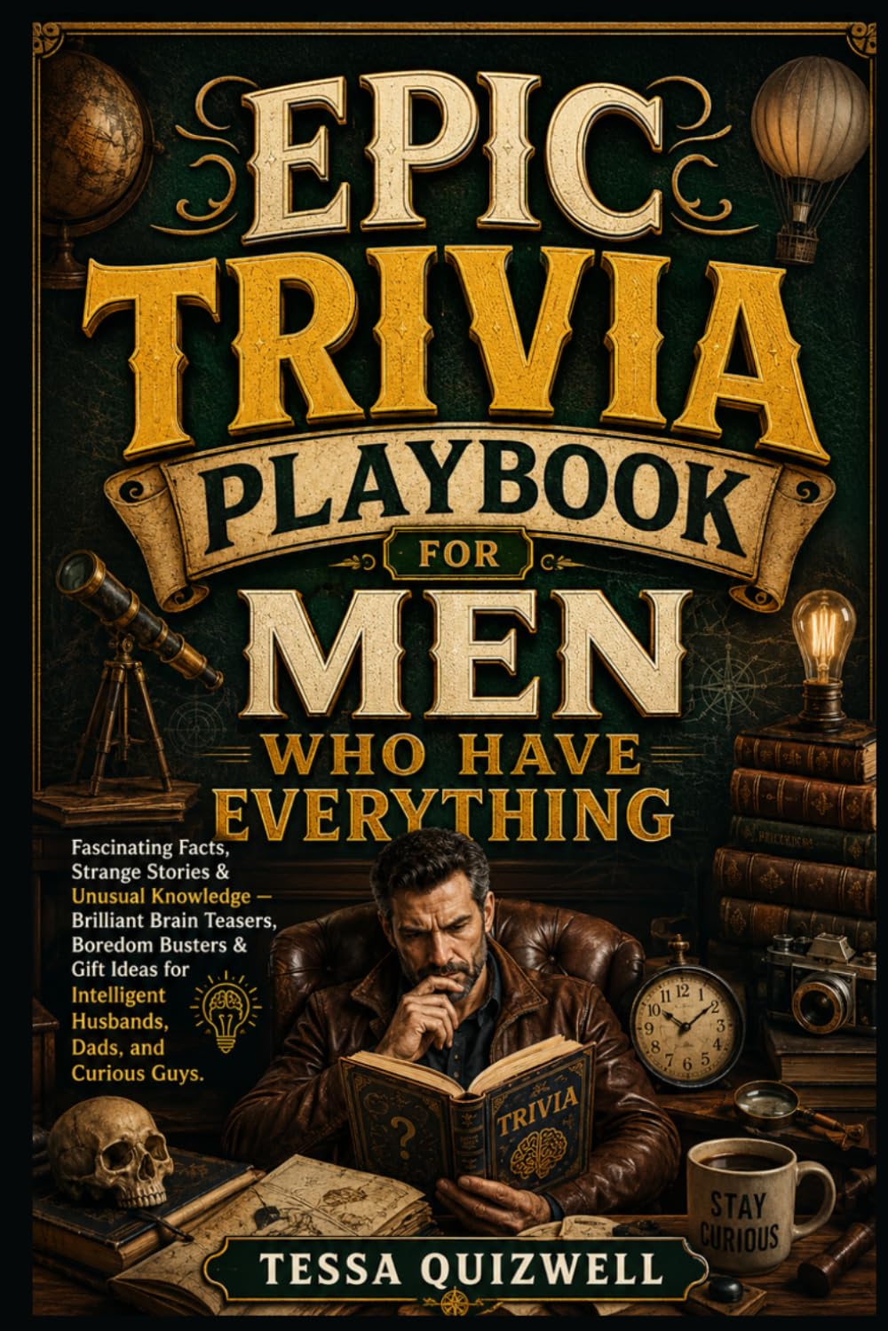 EPIC TRIVIA PLAYBOOK FOR MEN WHO HAVE EVERYTHING: Fascinating Facts, Strange Stories & Unusual Knowledge — Brilliant Brain Teasers, Boredom Busters & ... Intelligent Husbands, Dads, and Curious Guys.