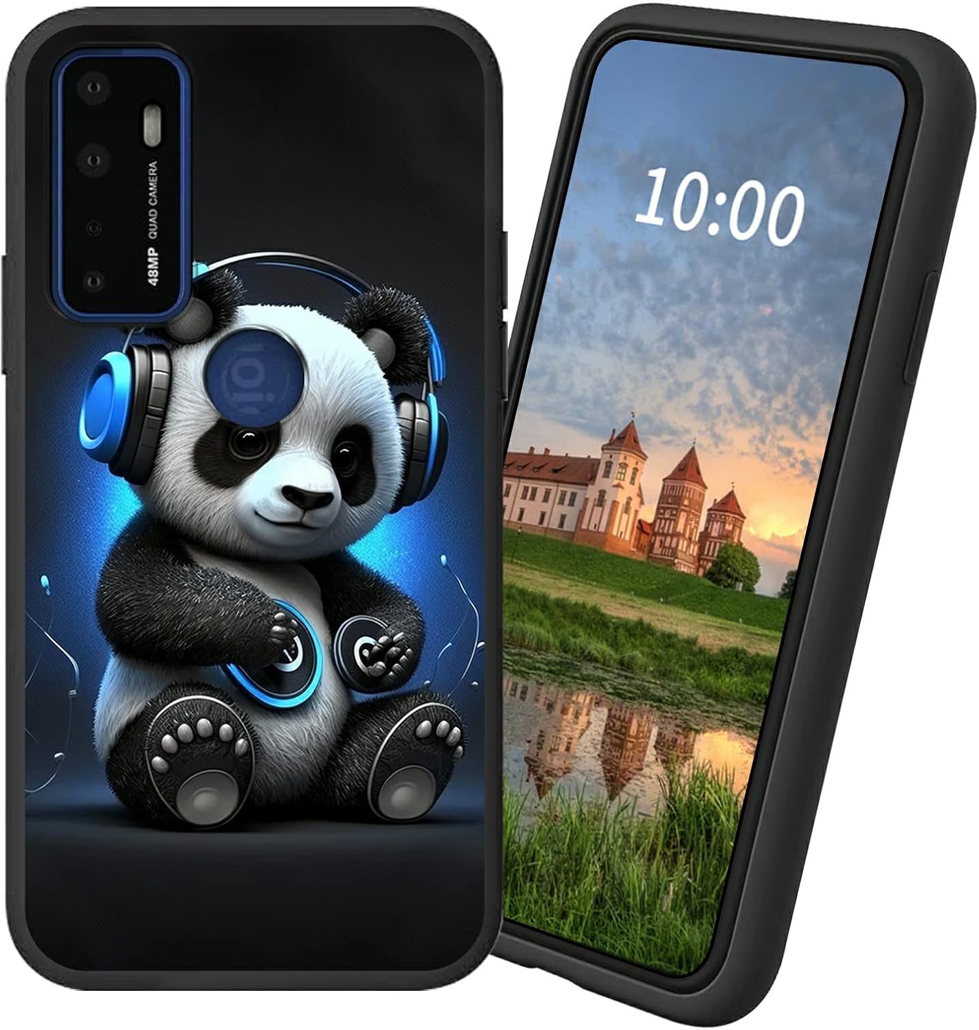 Ingrosso IPhone Custodia Completa Con Cavalletto Per Cricket Innovate E 5G - Vetro Temperato Incluso Custodia Cricket Innovate E - Foto 6