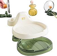 Vista 1 de Espátula de cocina multifunción, soporte multifuncional para espátulas de cocina con soporte de tapa, soporte para cuchara con soporte para tapa