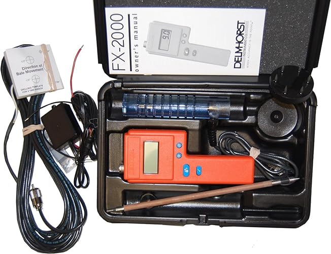 Delmhorst FX-2000 Hay Moisture Meter Tester, 10 inch Probe Deluxe Package