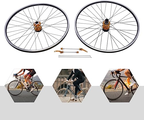 Miniatura 2 de Juego de ruedas 27.529 Ruedas de bicicleta de montaña Llantas de bicicleta de 27.529 pulgadas Freno de disco de liberación rápida Bicicleta de