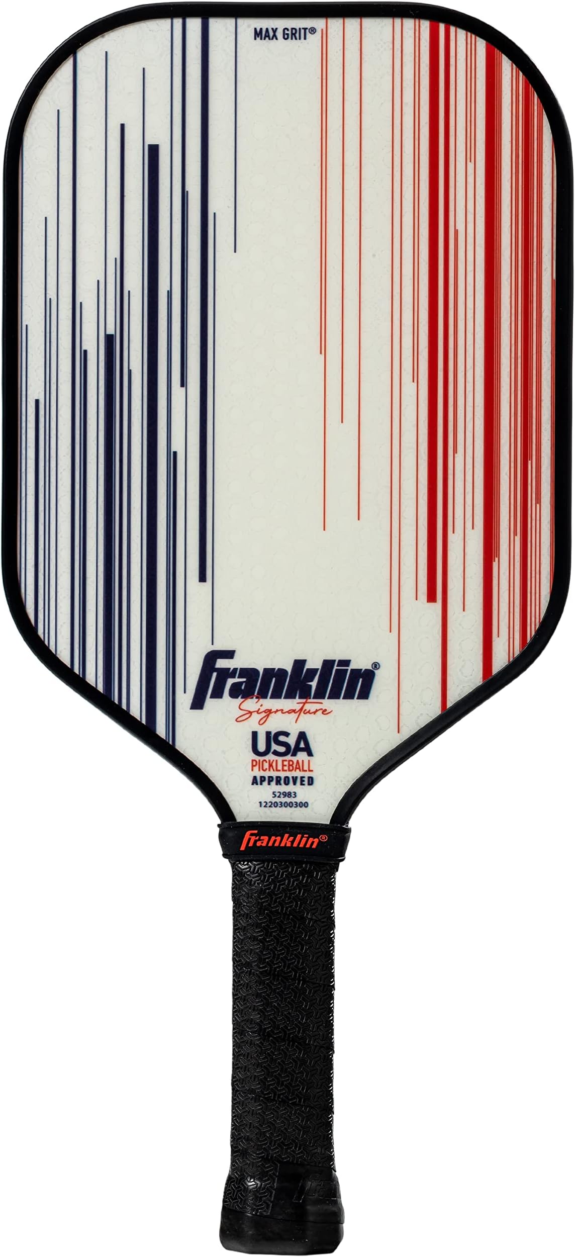 Franklin Sports Pro Pickleball Paddles - Signature Series Pro Pickleball Paddle with MaxGrit Surface - USA Pickleball (USAPA) Approved Tournament Pickleball Paddles - 13mm + 16mm Polypropylene Cores