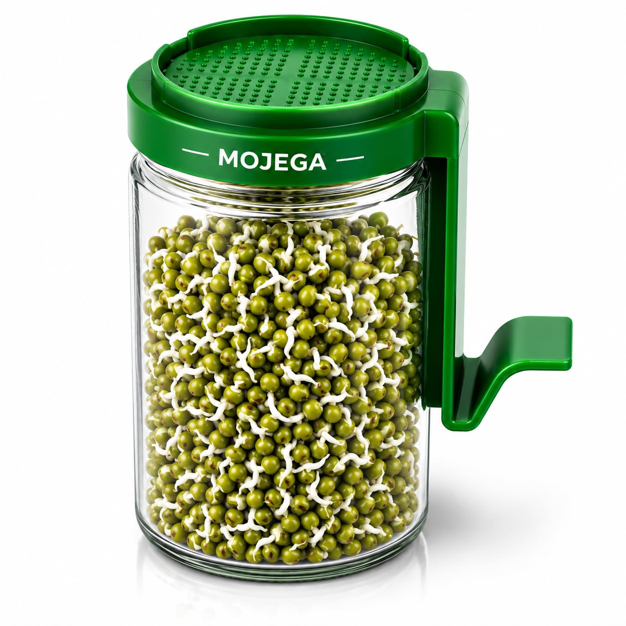 Glass Sprout Maker Jar - Grow Healthy Sprouts -1
