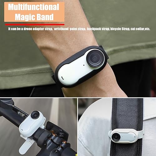 Miniatura 3 de Go3 Funda para cámara Insta360 go 3, adaptador de silicona para DJI Mini 3 proSEMini 2Air 2s Drone Accesorios Pulsera Bolsa de hombro Palm Bicicleta