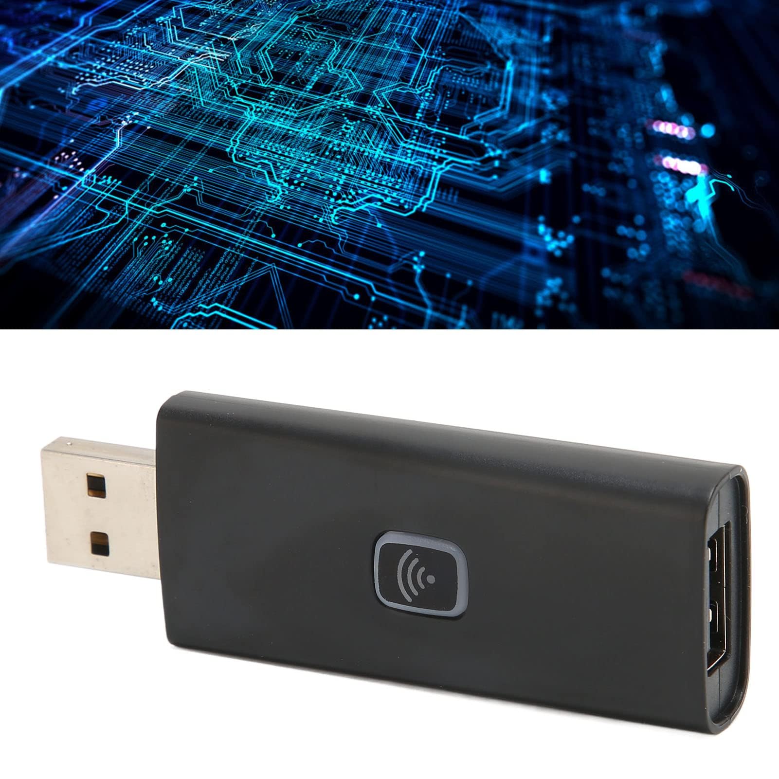 Adaptateur de Manette pour Manette Adaptateur USB sans Fil pour //PS5/Steam/Switch, pour TV Box/S (Noir)