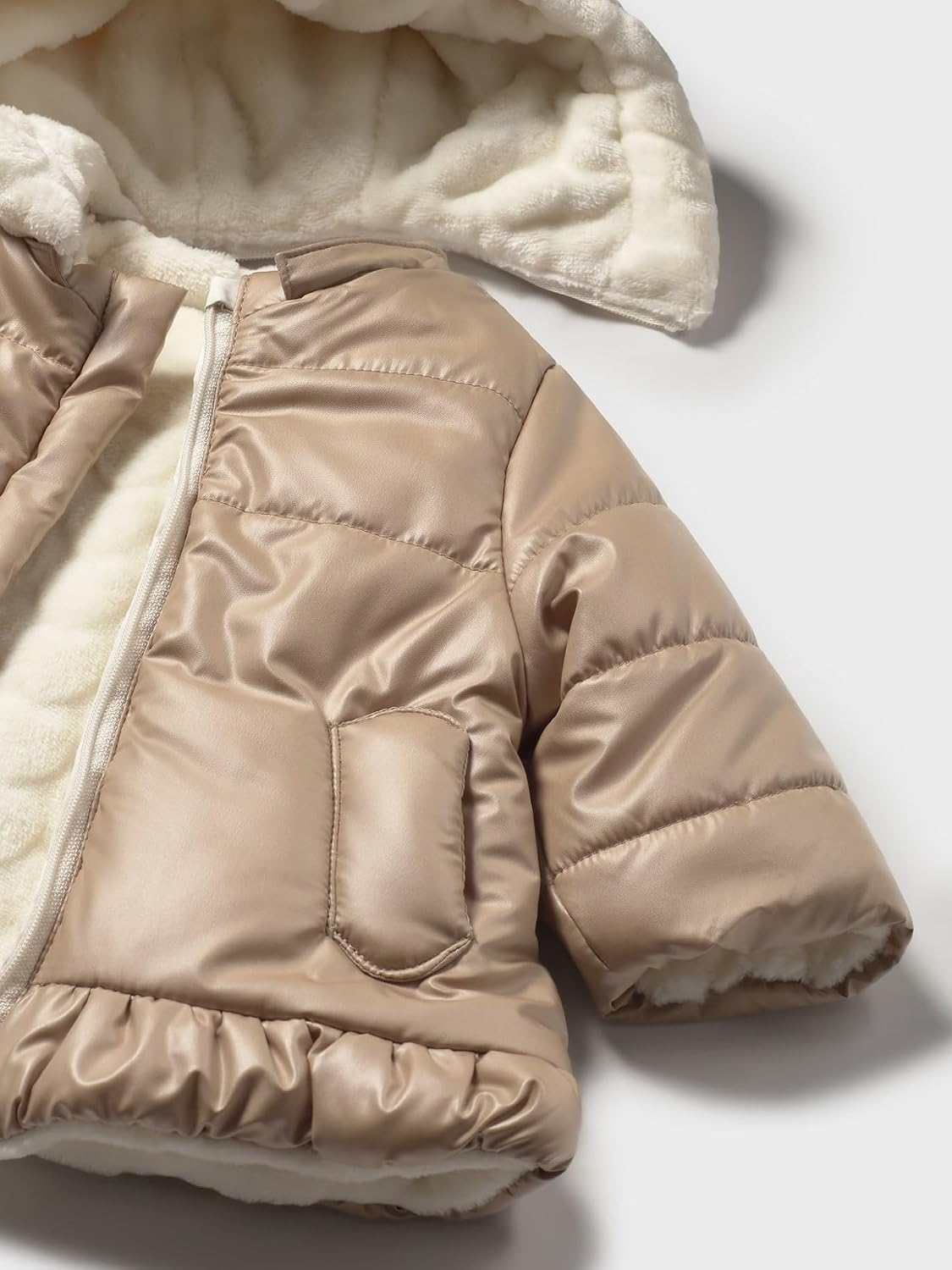 Mayoral Reversible coat for Baby-Girls Peanut