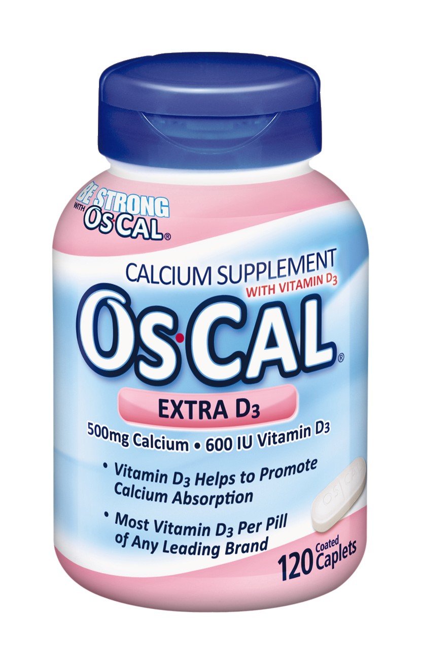 Buy OsCal Calcium Supplement with Vitamin D3, 500mg Calcium, 600 IU D3