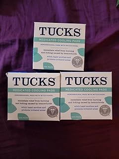Medicated Cooling Pads, 3Pack (100 Pads Each)