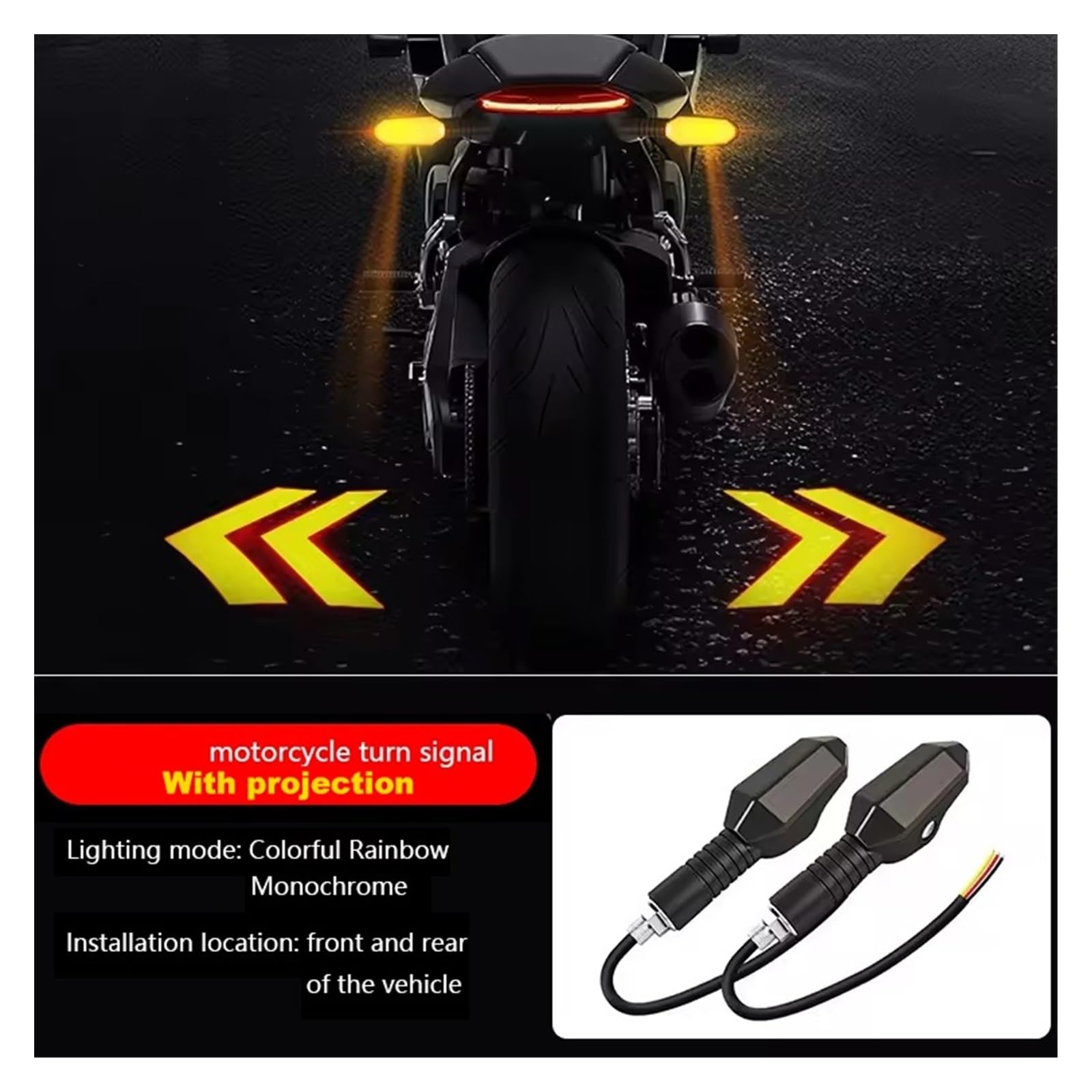 Intermitentes Motocicleta Señal Giro Universal Motocicleta