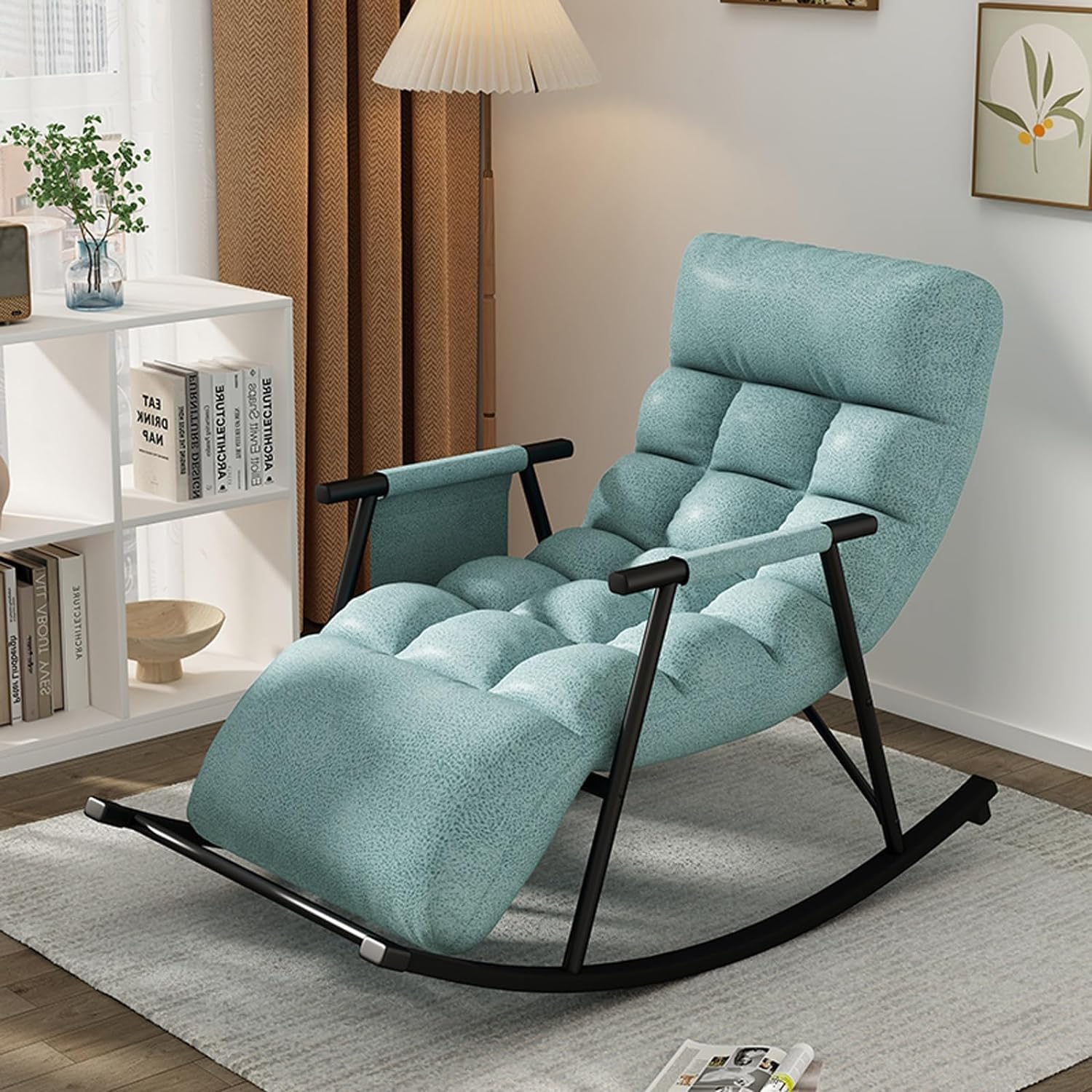 Fauteuil à bascule réglable pour vos moments de détente sur la terrasse ou dans la chambre