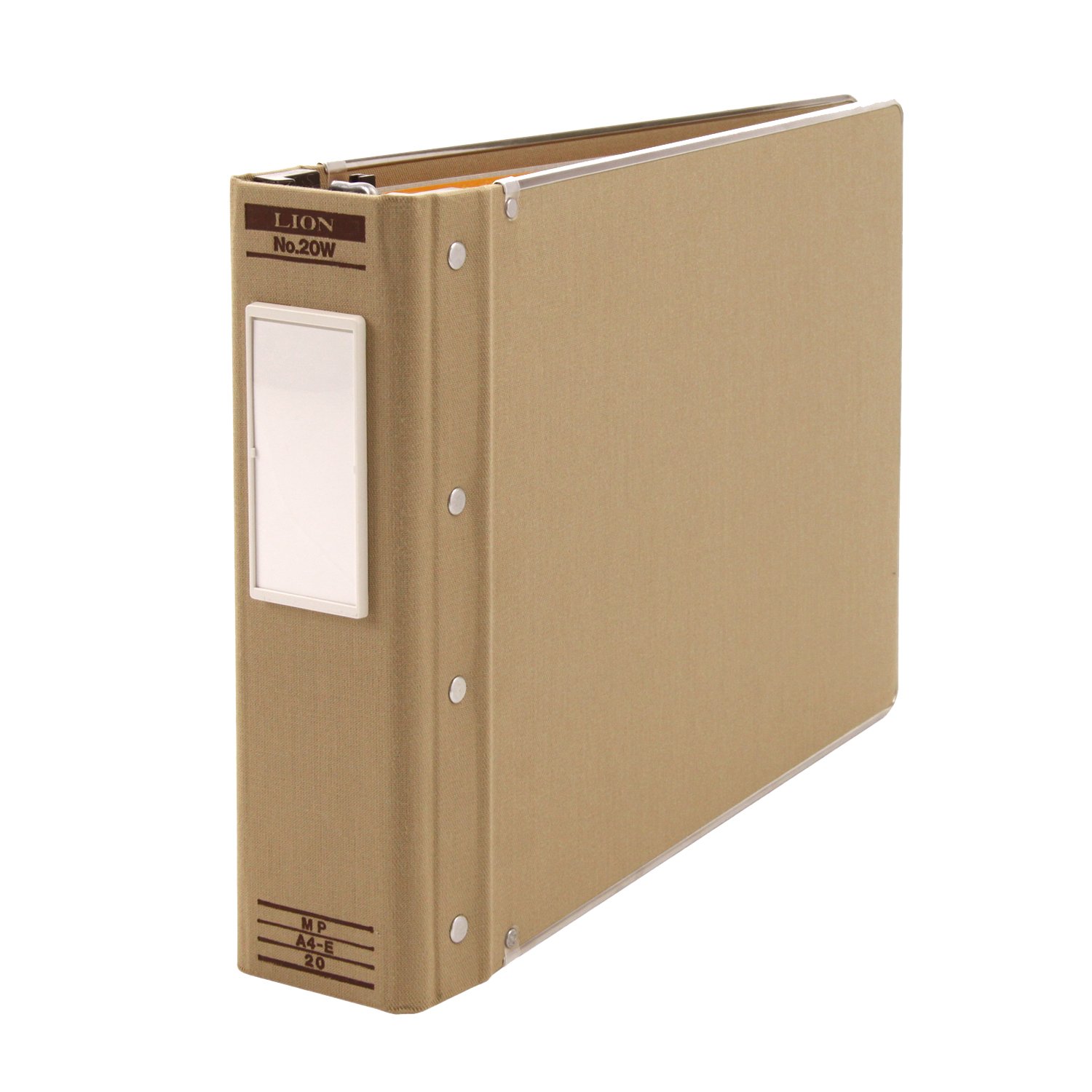 Amazon | ライオン事務器 バインダー MP式 A4E 350枚 No.20W