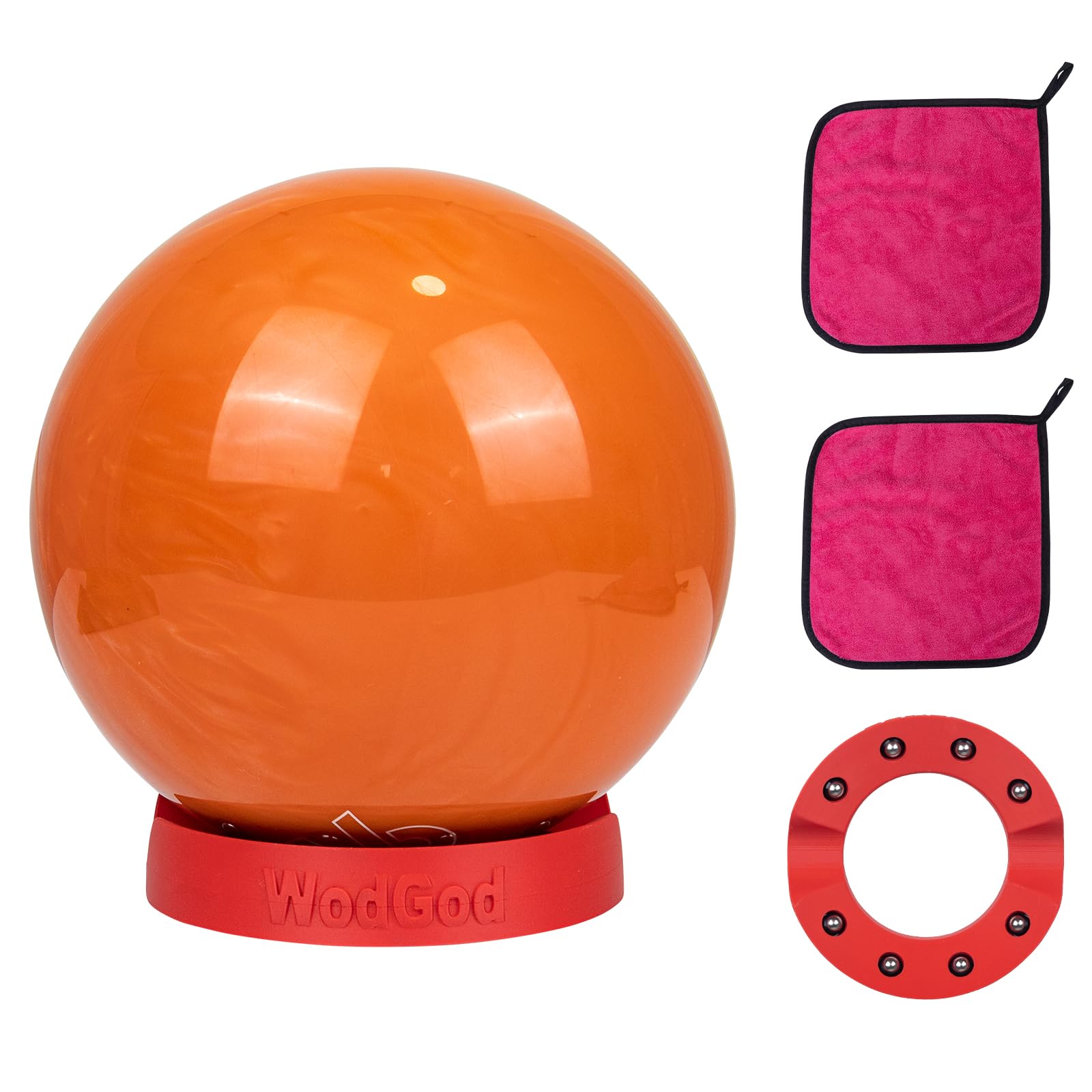 Amazon.co.jp: WodGod レッドボーリングボールスピナー、研磨やボール