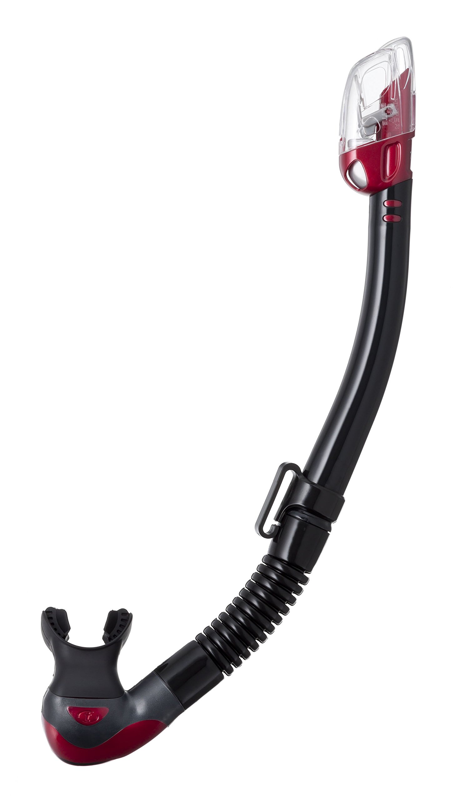 Tusa Hyperdry Elite II Snorkel - Black/Red