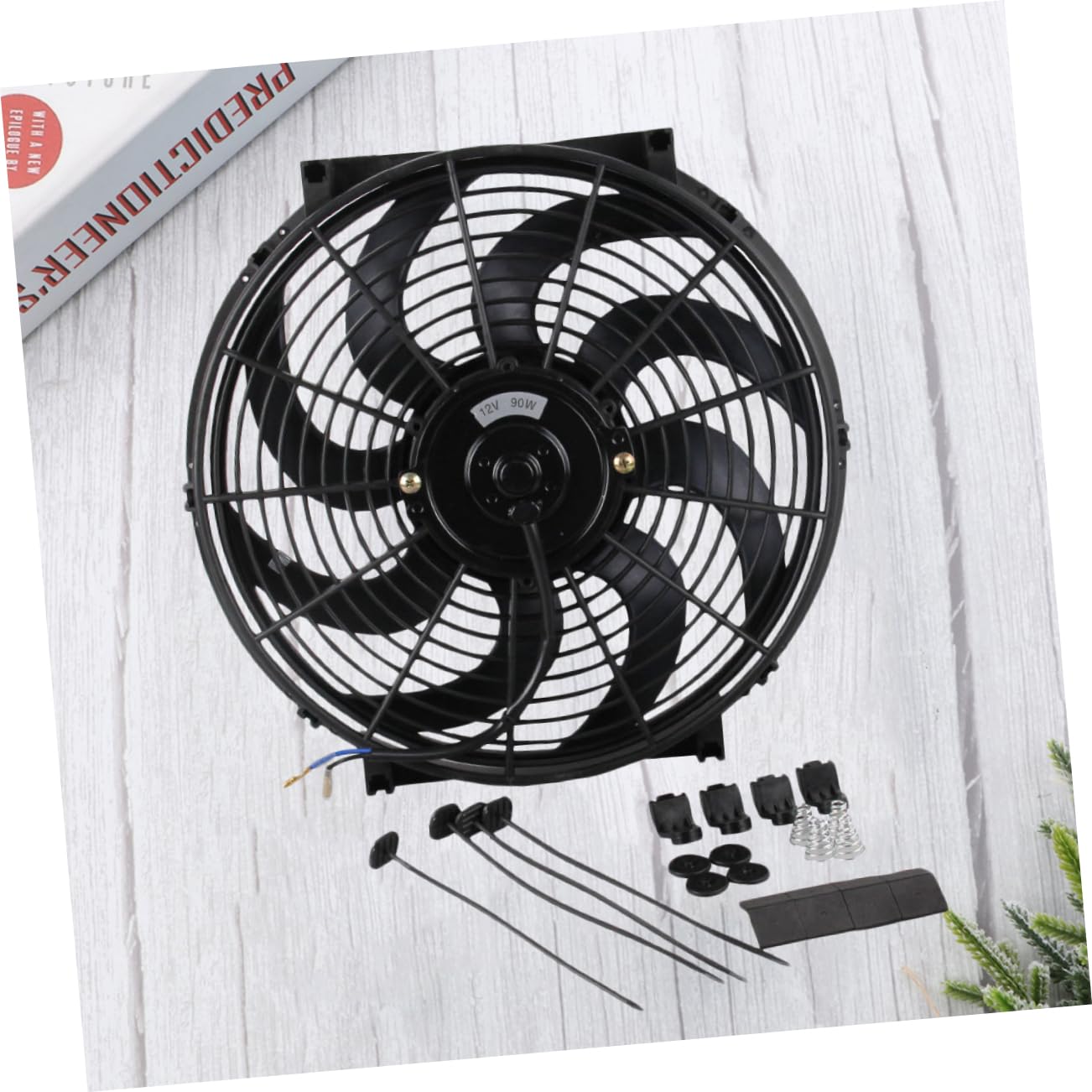 Ventilador de Refrigeración para Radiador de Coche de Eléctrico Potente Adaptable para Motor Fácil Instalación Ligero y Duradero Accesorio de Recambio para Automóviles