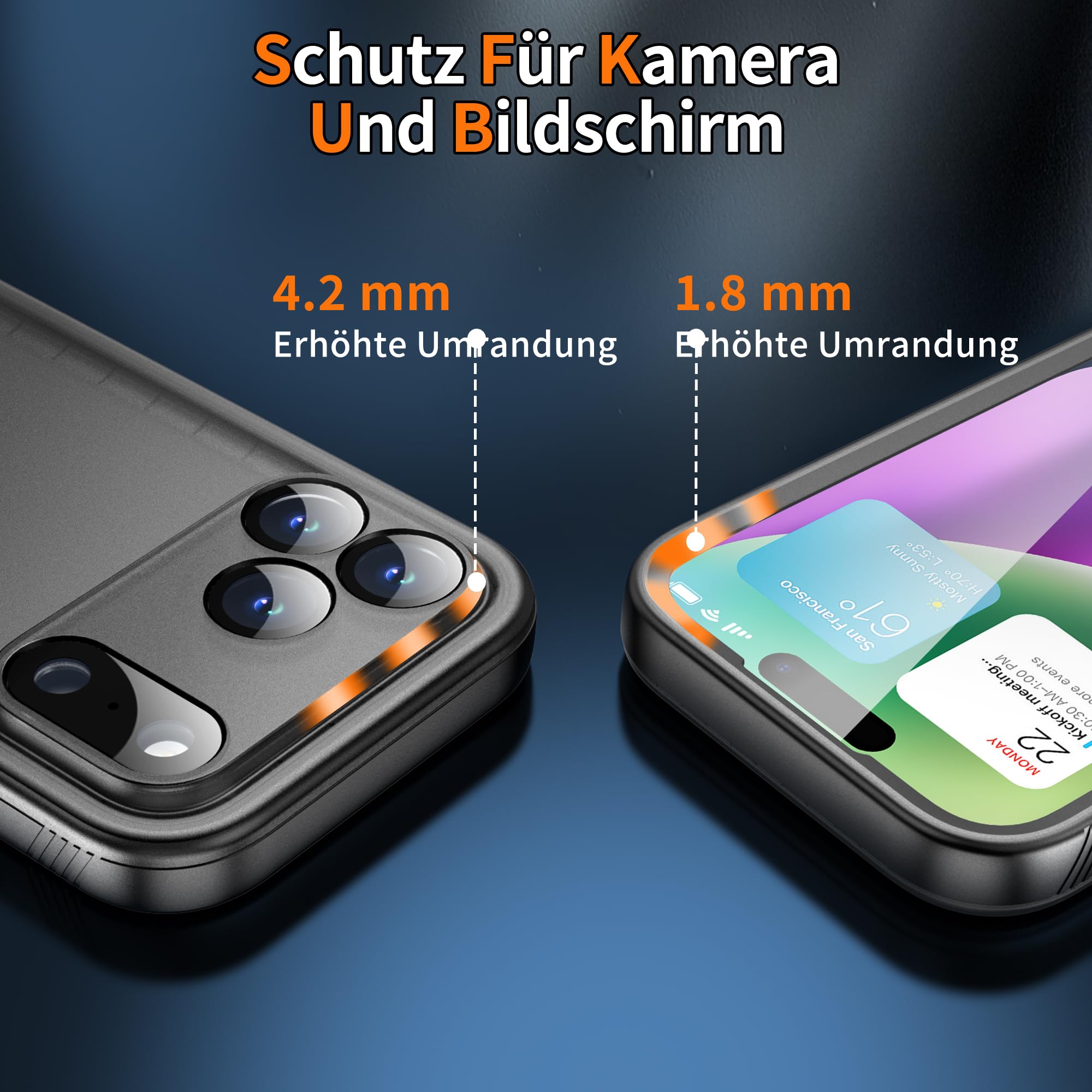 Cozycase TOP Militärschutz Wasserdichte 360 Hülle Für iPhone 17 Pro/ 18 Pro – Ansicht 9