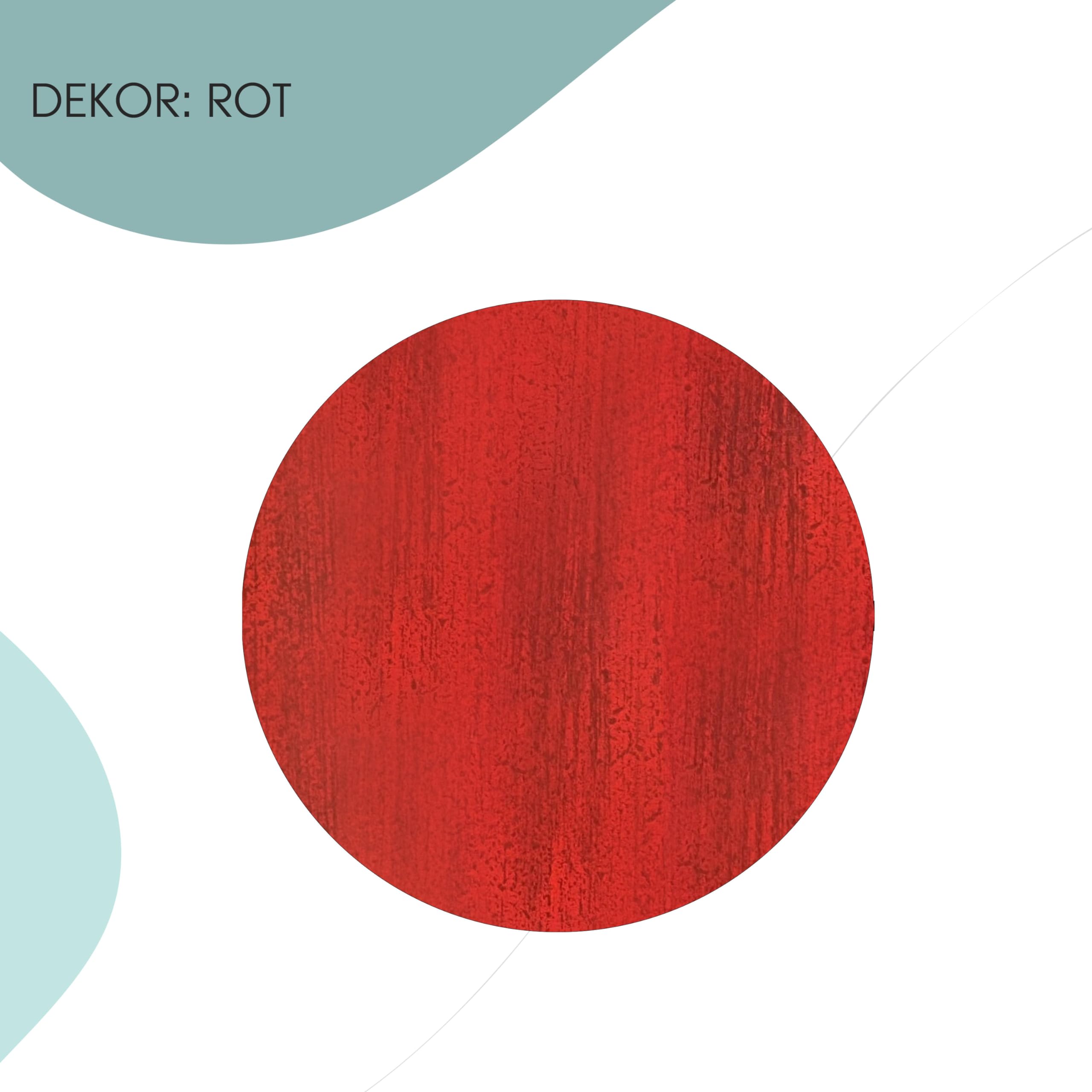 Cornice classica con specchio | rosso | dimensioni specchio: 50 x 50 cm | più cornice da 5 cm | specchio da parete | in 11 misure