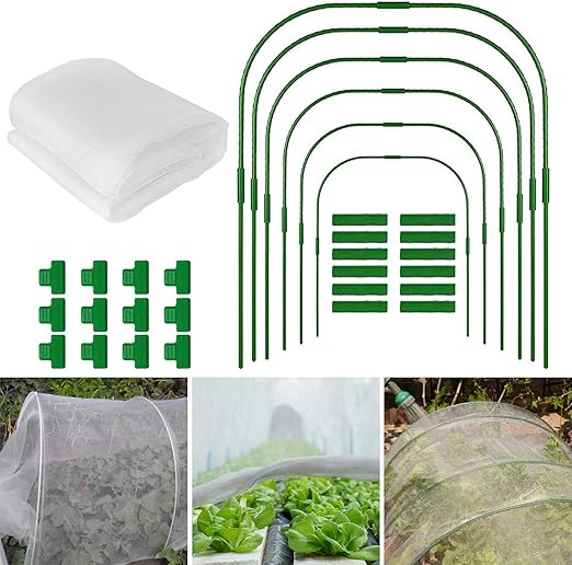 2,5x6m Pflanztunnel Gewächshaus Frühbeettunnel Folientunnel PE