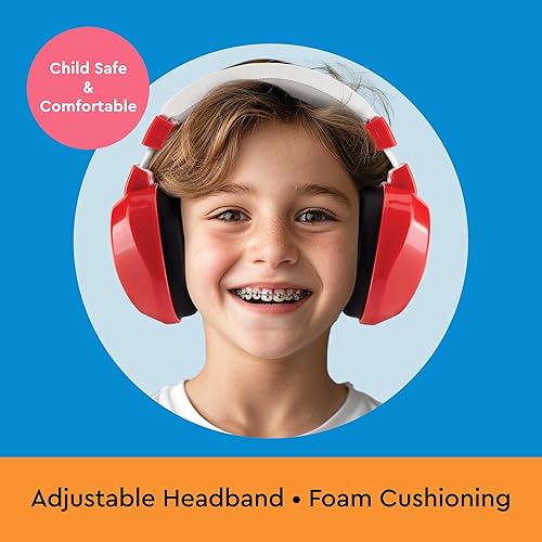 Vista 6 de Lucid Audio HearMuffs Kids Hearing Protection (Over-the-ear Sound Protection Ear Muffs Ages 5+)
