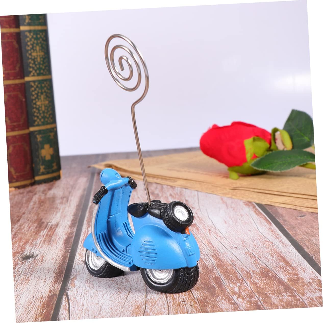 Mini Electric Car Shape Picture Holder Desk Paperclip Photo Clip Organizer for Office Wedding Decorations