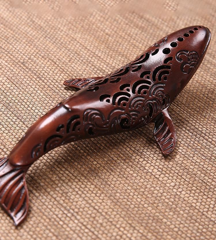 Amazon｜鯨 クジラ 香炉 銅細工 茶道具 置物 インテリア 赤胴色