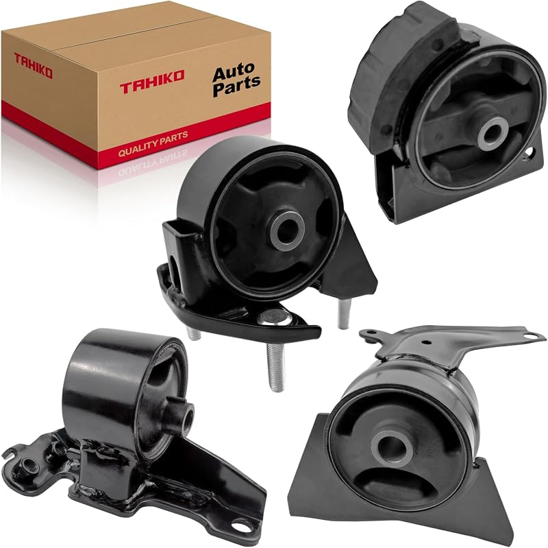 Kit de coxins do motor e câmbio TAHIKO para Toyota Corolla e GEO Prizm 1.6L automático 1993–1997 – 4 peças