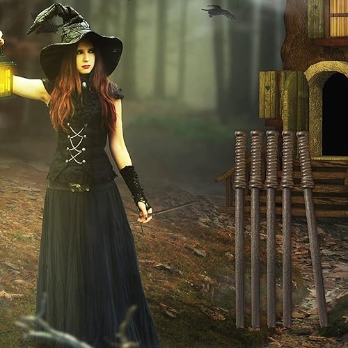 Miniatura 6 de 20 lápices de varita de mago de bruja para disfraz de Halloween, cumpleaños, temática mágica, regalos de fiesta, regalo de recompensas escolares